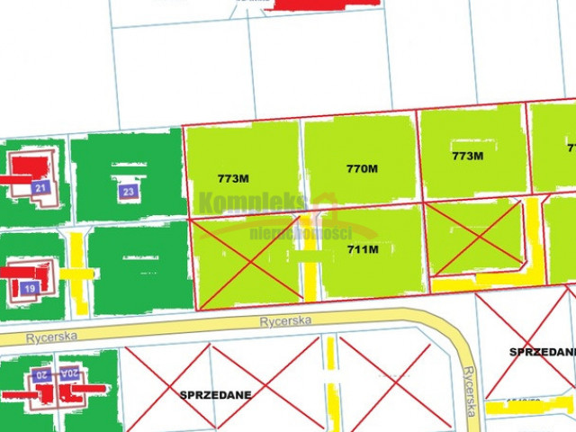 kompleks działek w Dobrej  od 230 zł/1m2