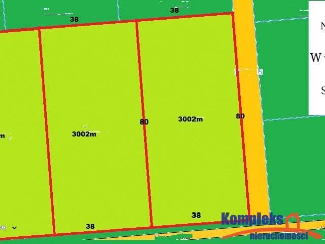 Działka inwestycyjna 3002m w Dobrej