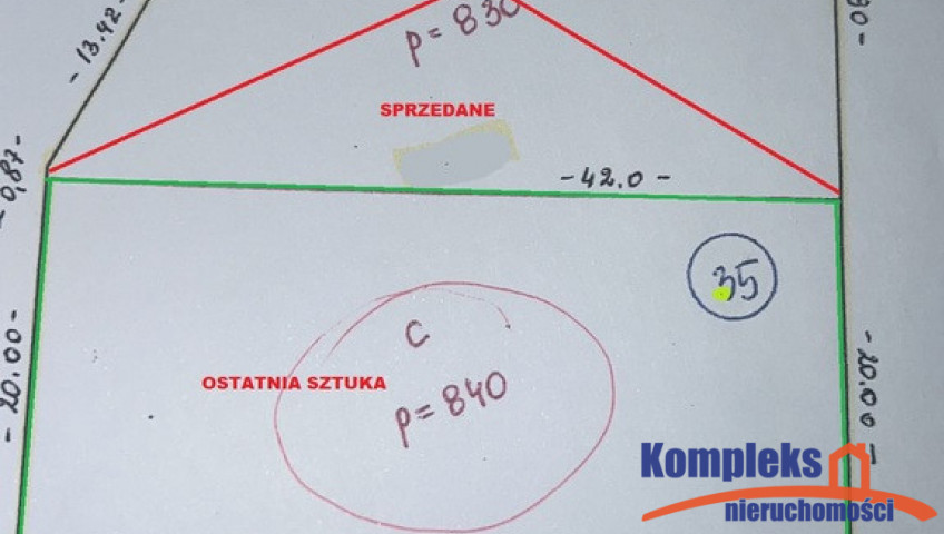 Działka Sprzedaż Niedźwiedź