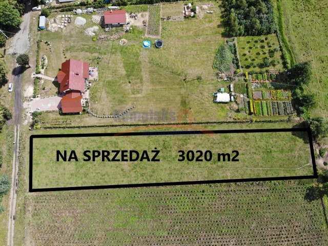 Działka o pow. 3020 m2 z WARUNKAMI ZABUDOWY