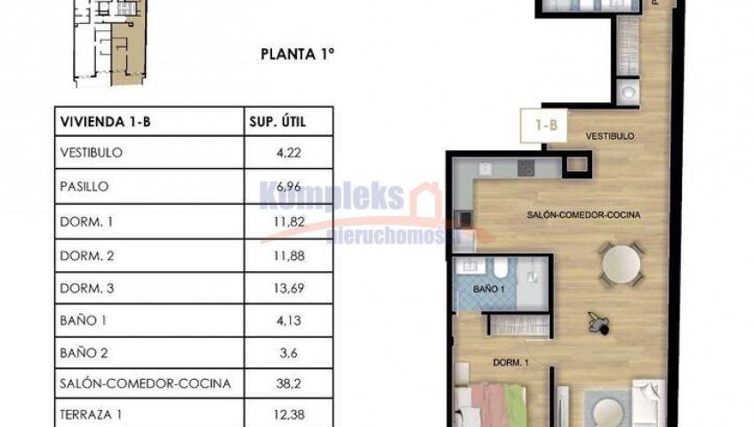 Mieszkanie Sprzedaż Torrevieja centrum Murcja Calle Gumersindo 