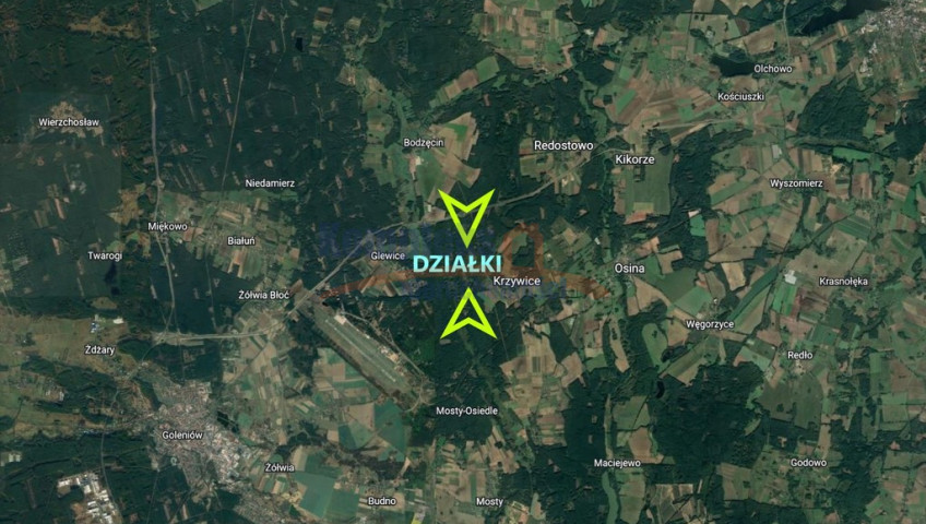 Działka Sprzedaż Krzywice